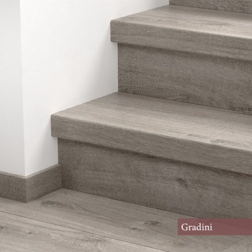 rovere cotone grigio morbido gradini