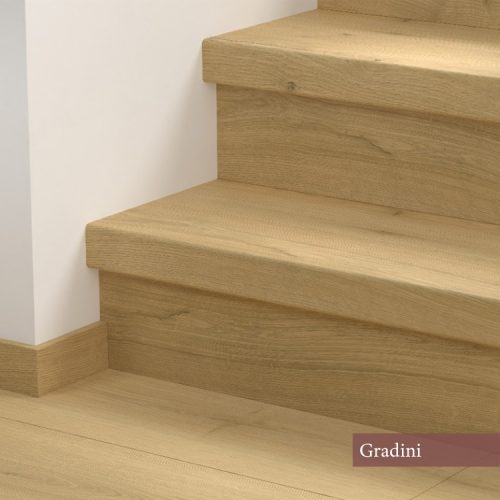 rovere spazzolato beige gradini