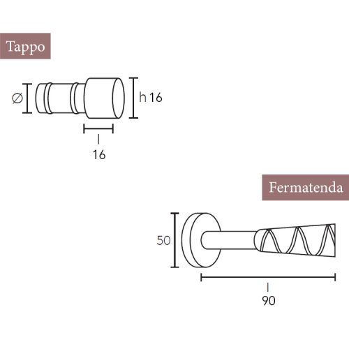 tappo e fermatenda colette